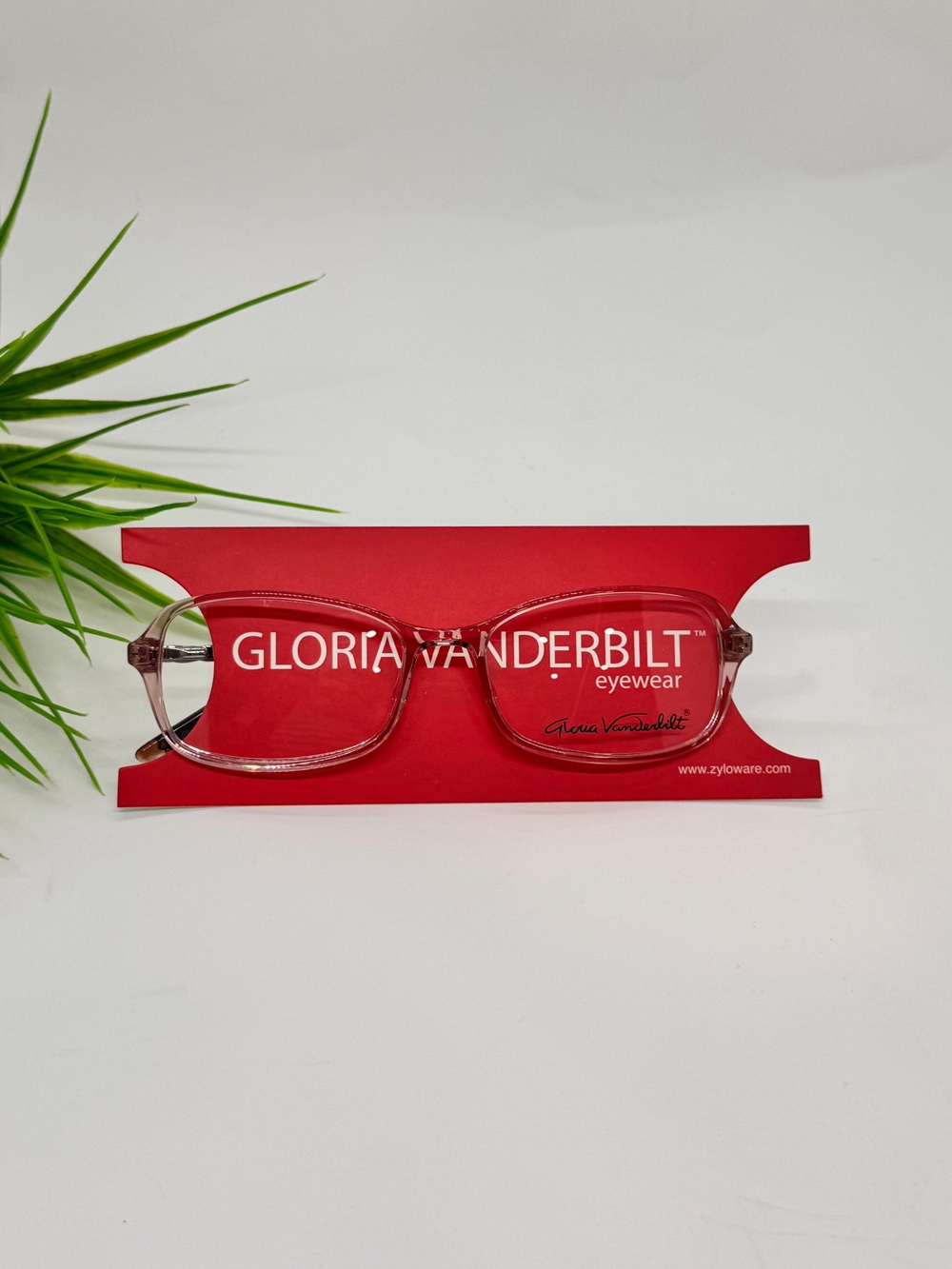 Gloria Vanderbilt GV 0778 Pink Square Frame Glasses/Size 52-16z-135/NWT.